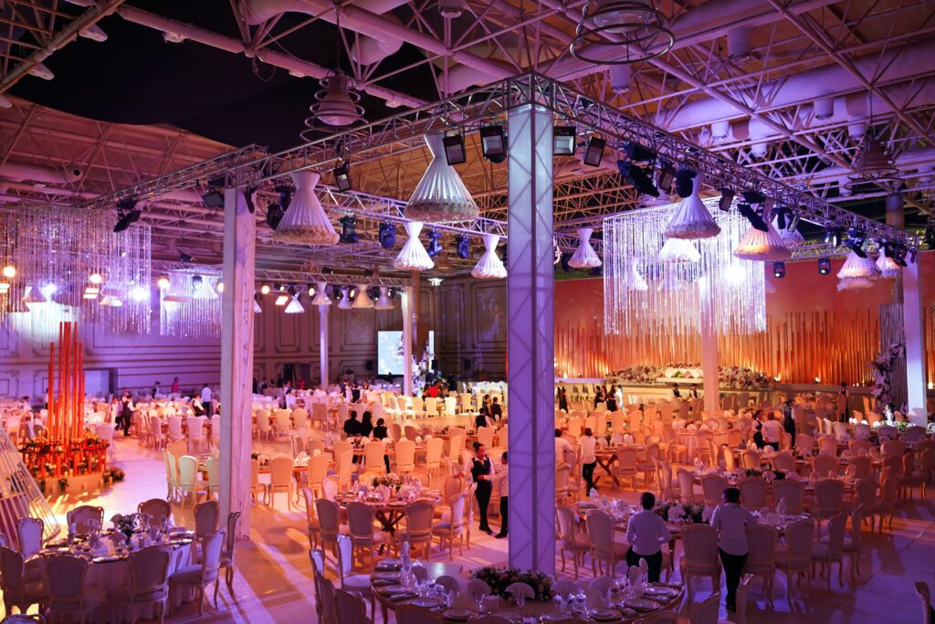 People Standing in the Event Hall